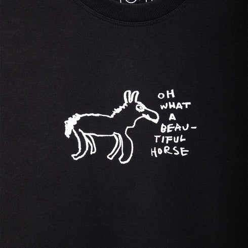 Polar Skate Co. Beautiful Horses Tee Black POLTEE-BHORSES Degli Uberti