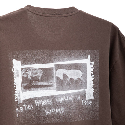 Polar Skate Co. Beautiful Horses Tee Chocolate POLTEE-BHORSES Degli Uberti