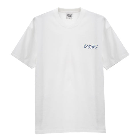 Polar Skate Co Crash Tee White Degli Uberti