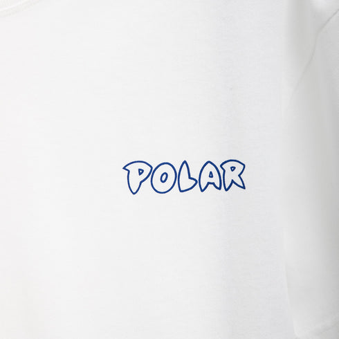 Polar Skate Co Crash Tee White Degli Uberti