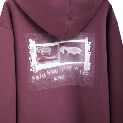 Polar Skate Co. Dave Hoodie Beautiful Horses Black POLDAVEHBH Degli Uberti