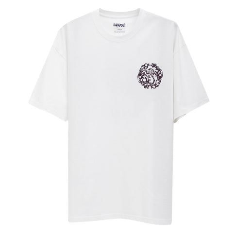 Polar Skate Co. Hijack Tee White POLTEE-HIJACK Degli Uberti