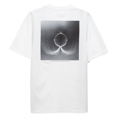 Polar Skate Co Magnetic Field Tee White Degli Uberti