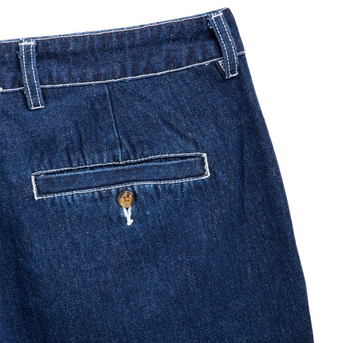 POP Company Hewitt Suit Pant Rinsed Denim POPSS24_04-001 Degli Uberti