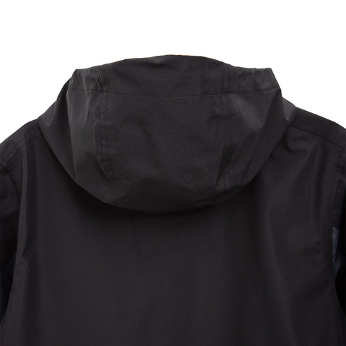 POP Trading Company Big Pocket Hooded Tech Jacket Black/Anthracite POPAW23_05-019 Degli Uberti