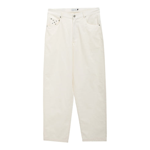 POP Trading Company DRS Linen Pant Off White POPSS24_04-007 Degli Uberti