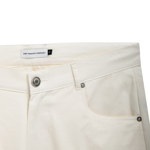 POP Trading Company DRS Linen Pant Off White POPSS24_04-007 Degli Uberti