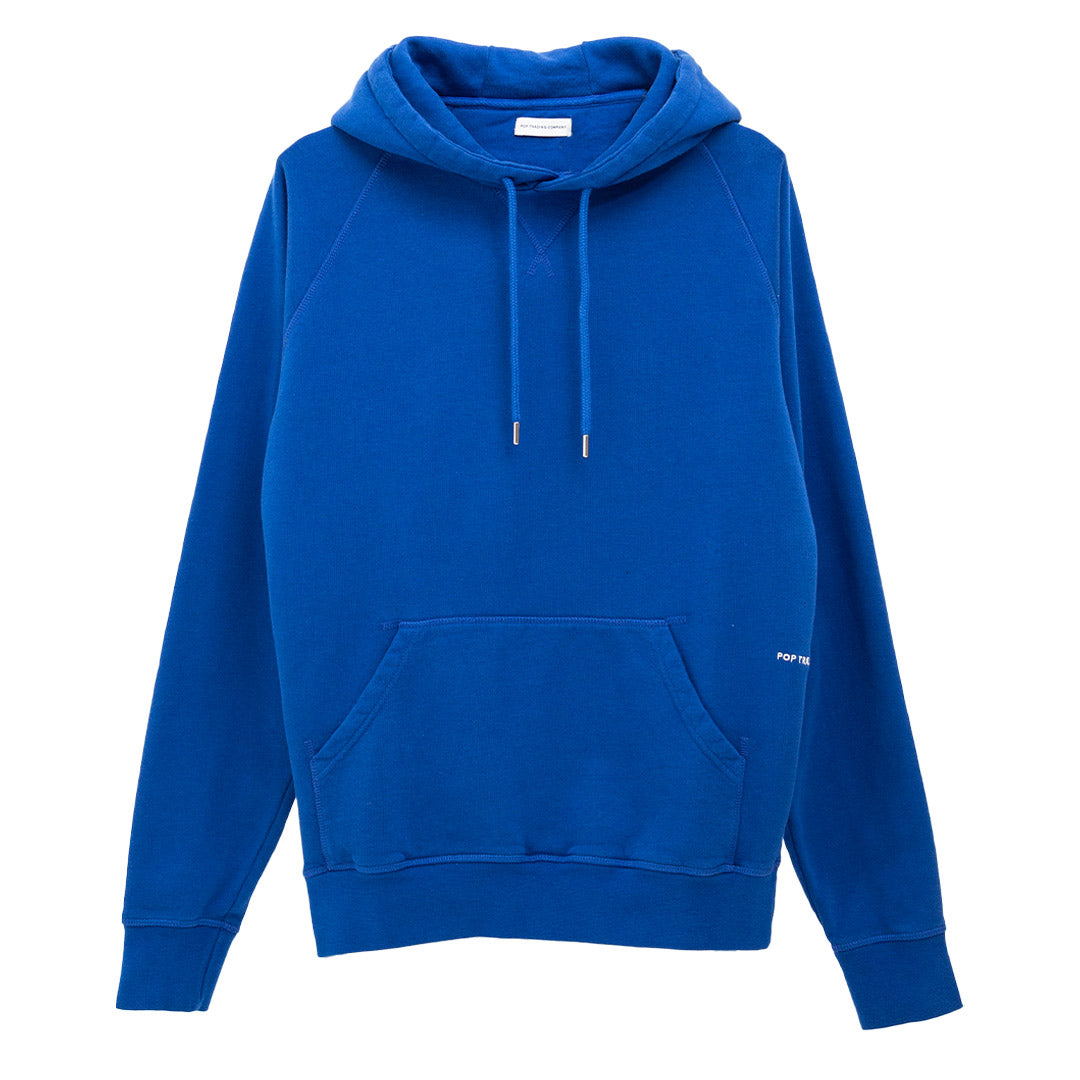 【POP TRADING COMPANY】 Pop Logo Hooded Sweat Sodalite Blue pop-trading-company-logo-