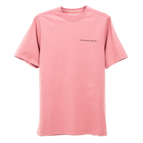 POP Trading Company Logo T-Shirt Mesa Rose POPAW23_02-029 Degli Uberti