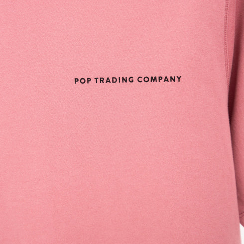 POP Trading Company Logo T-Shirt Mesa Rose POPAW23_02-029 Degli Uberti
