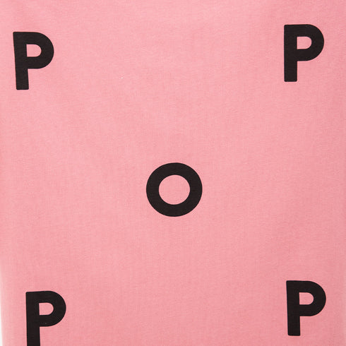 POP Trading Company Logo T-Shirt Mesa Rose POPAW23_02-029 Degli Uberti