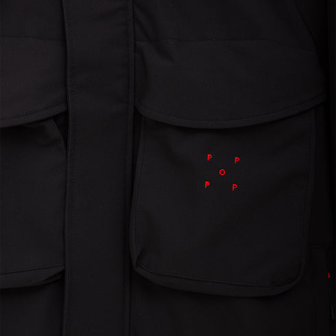 POP Trading Company Popshell Jacket Black POPAW24_05_003 Degli Uberti