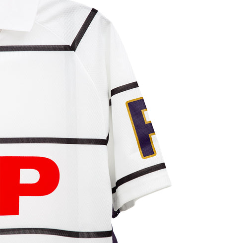 POP Trading Company Striped Sportif Shirt White POPAW24_02_023 Degli Uberti