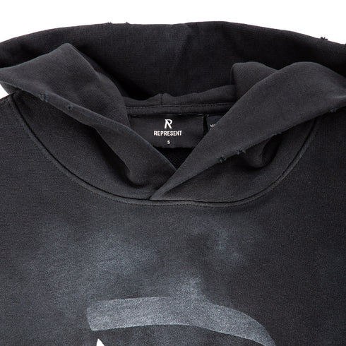 Represent Atlas Hoodie Stained Black MLM41145 Degli Uberti