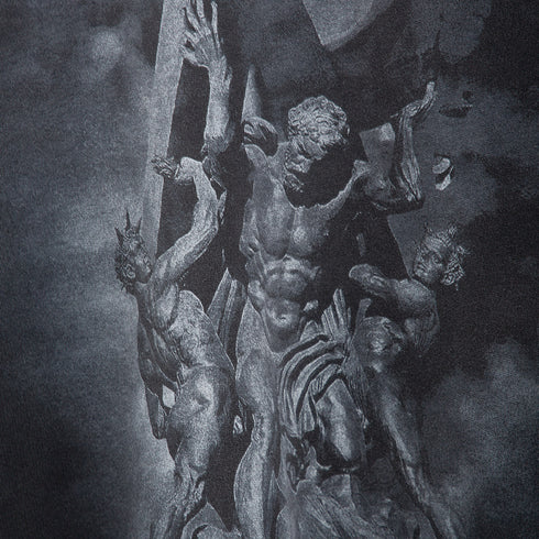 Represent Atlas Hoodie Stained Black MLM41145 Degli Uberti