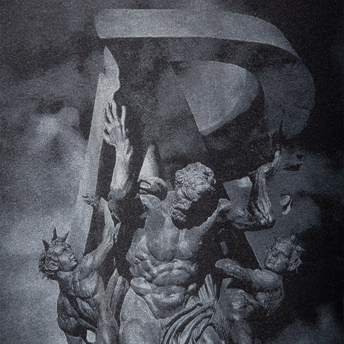 Represent Atlas T-Shirt Stained Black MLM4234-230 Degli Uberti