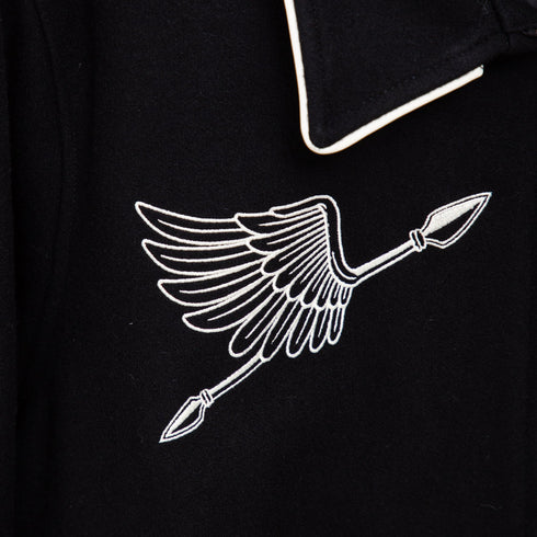 Represent Cherub Wool Varsity Jacket Jet Black W23REP_MJ1008-01 Degli Uberti