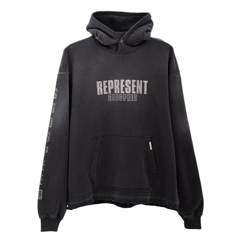 Represent Godspeed Hoodie Aged Black MLM4226 Degli Uberti