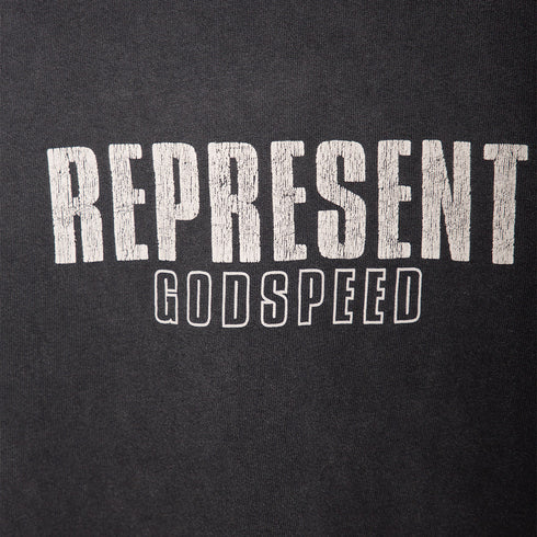 Represent Godspeed T-Shirt Aged Black MLM4222-210 Degli Uberti