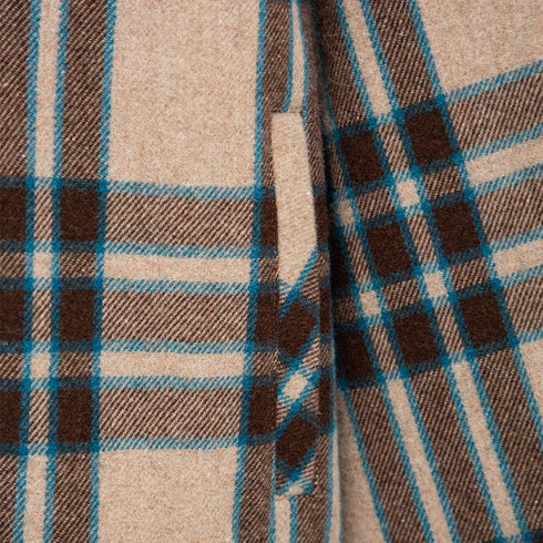 Represent Heavy Zip Shirt Brown Check W23REP_MO2001-73 Degli Uberti