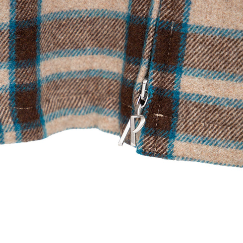 Represent Heavy Zip Shirt Brown Check W23REP_MO2001-73 Degli Uberti