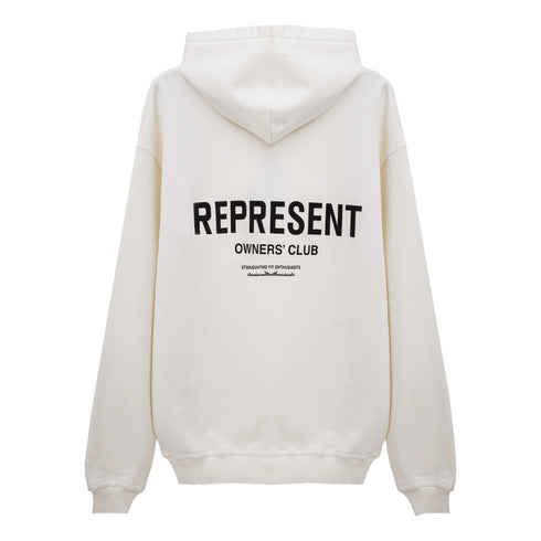 Represent Owners Club Hoodie Flat White OCM407-75 Degli Uberti