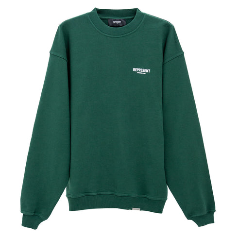Represent Owners Club Sweater Racing Green W23REP_MS4002-228 Degli Uberti