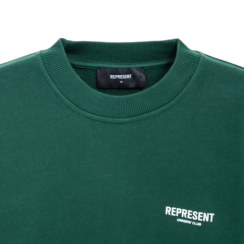 Represent Owners Club Sweater Racing Green W23REP_MS4002-228 Degli Uberti