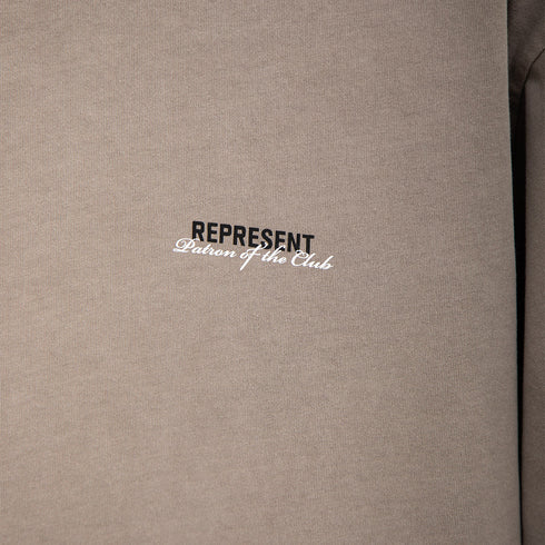Represent Patron Of The Club T-Shirt Mudstone MLM4274 Degli Uberti