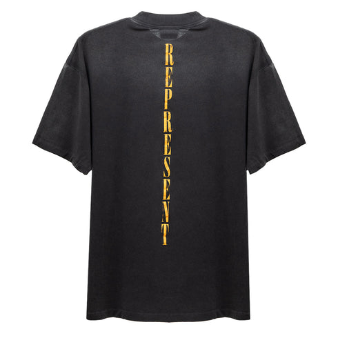 Represent Reborn T-Shirt Aged Black MLM434-444 Degli Uberti