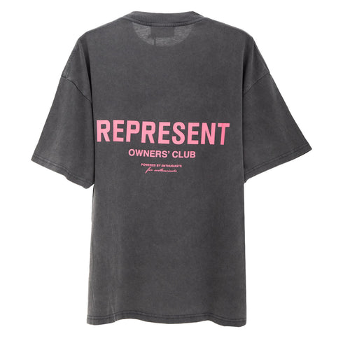 Represent Represent Owners Club T-Shirt Vintage Grey-Pink OCM409-455 Degli Uberti
