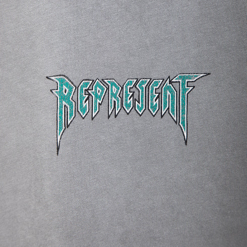 Represent Rock Logo T-Shirt Ultimate Grey W23REP_MT4022-20 Degli Uberti