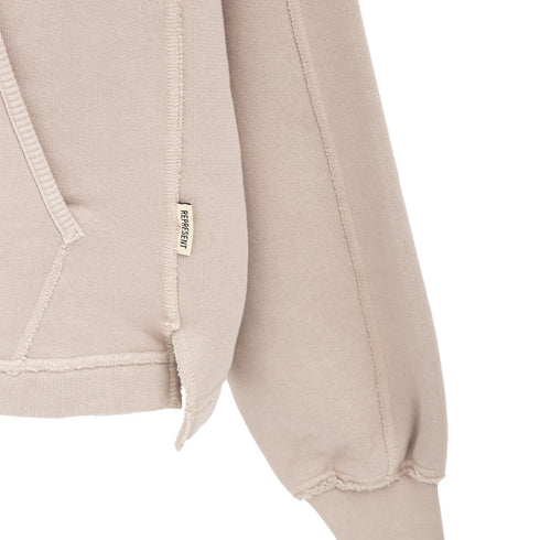 Represent Step Hem Hoodie Oat MLM4200 Degli Uberti