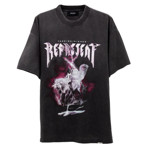 Represent Take Me Higher T-Shirt Vintage Grey W23REP-MT4022-20 Degli Uberti