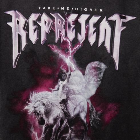 Represent Take Me Higher T-Shirt Vintage Grey W23REP-MT4022-20 Degli Uberti