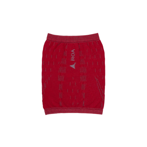 ROA Hiking Golm Dryarn Seamless Neck Warmer Dark Red RBMW288YA30 2000290623017 Front Degliuberti