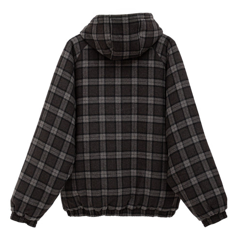 ROA Hiking Logger Wool Primaloft Checked Jacket Anthracite RBMW0515FA342 2000290768053 Back Degliuberti