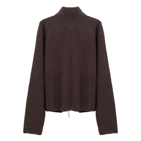 ROA Hiking Mohair Cardigan Brown RBMW0287YA22 Degli Uberti