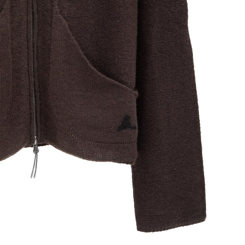 ROA Hiking Mohair Cardigan Brown RBMW0287YA22 Degli Uberti