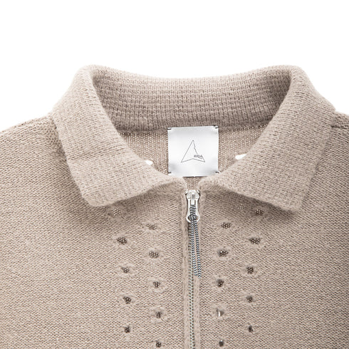 ROA Hiking Mohair Polo Taupe RBMW0289YA25 Degli Uberti