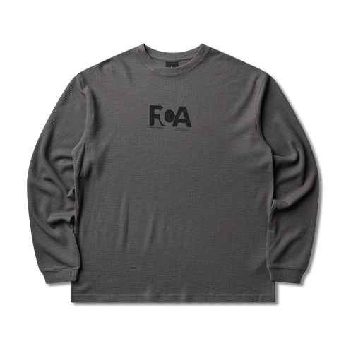 ROA Hiking Altitude Waffle Long Sleeve Light Grey YBMW0165FA134 degliuberti 1