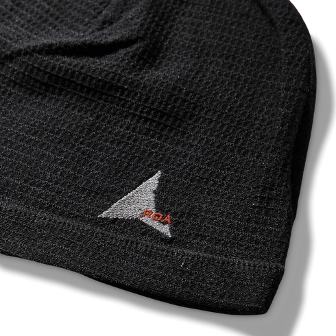 ROA Hiking Ashi Wool Tencel Beanie Black YBUW289FA76 degliuberti 4
