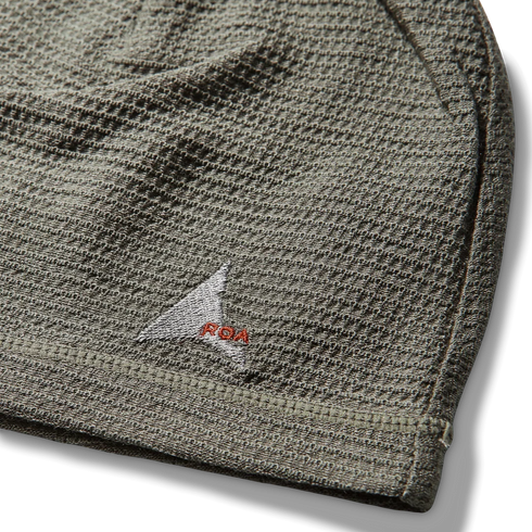 ROA Hiking Ashi Wool Tencel Beanie Sage Green YBUW289FA76 degliuberti 4
