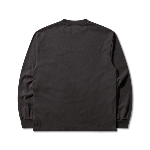 ROA Hiking Logo Long Sleeve Washed Black YBUW010FA04 degliuberti 2