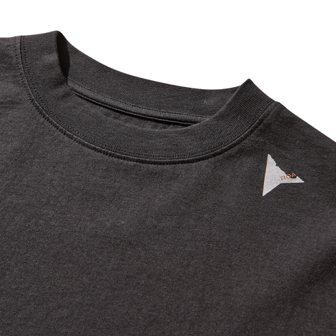 ROA Hiking Logo Long Sleeve Washed Black YBUW010FA04 degliuberti 3