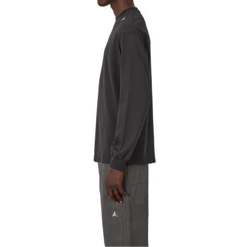 ROA Hiking Logo Long Sleeve Washed Black YBUW010FA04 degliuberti 5