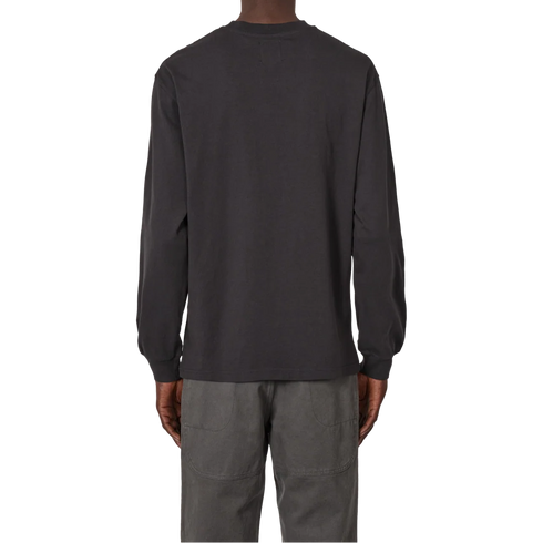 ROA Hiking Logo Long Sleeve Washed Black YBUW010FA04 degliuberti 6