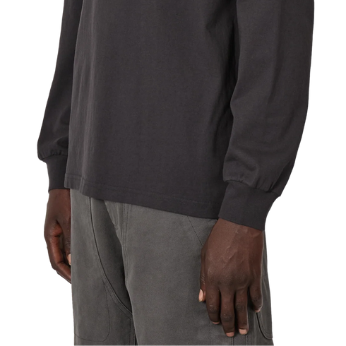 ROA Hiking Logo Long Sleeve Washed Black YBUW010FA04 degliuberti 8