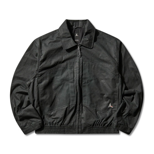 ROA Hiking Pilot Waxed Canvas Jacket Dark Green YBMW0164FA133 degliuberti 1