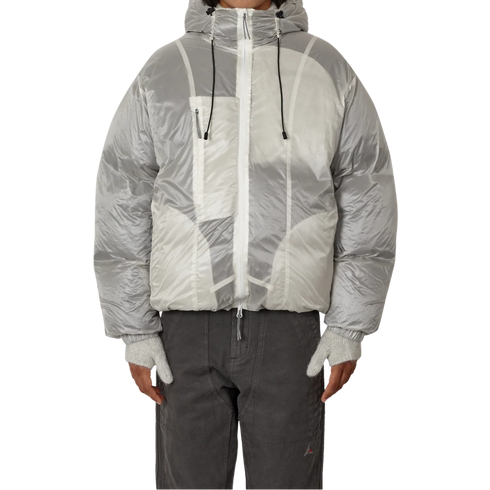 ROA Hiking Smooth 800 Fill Power Down Jacket Dirty White YBUW059FA33 degliuberti 4